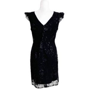 NANETTE LEPORE
Glitter Mesh Cocktail Dress